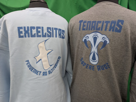 House Shirts: Adult Crewneck with House Crest (Left Chest & Full Back)