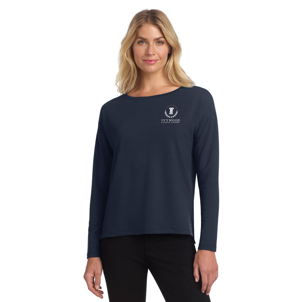 Women's Fleece Crewneck with Ivywood Crest