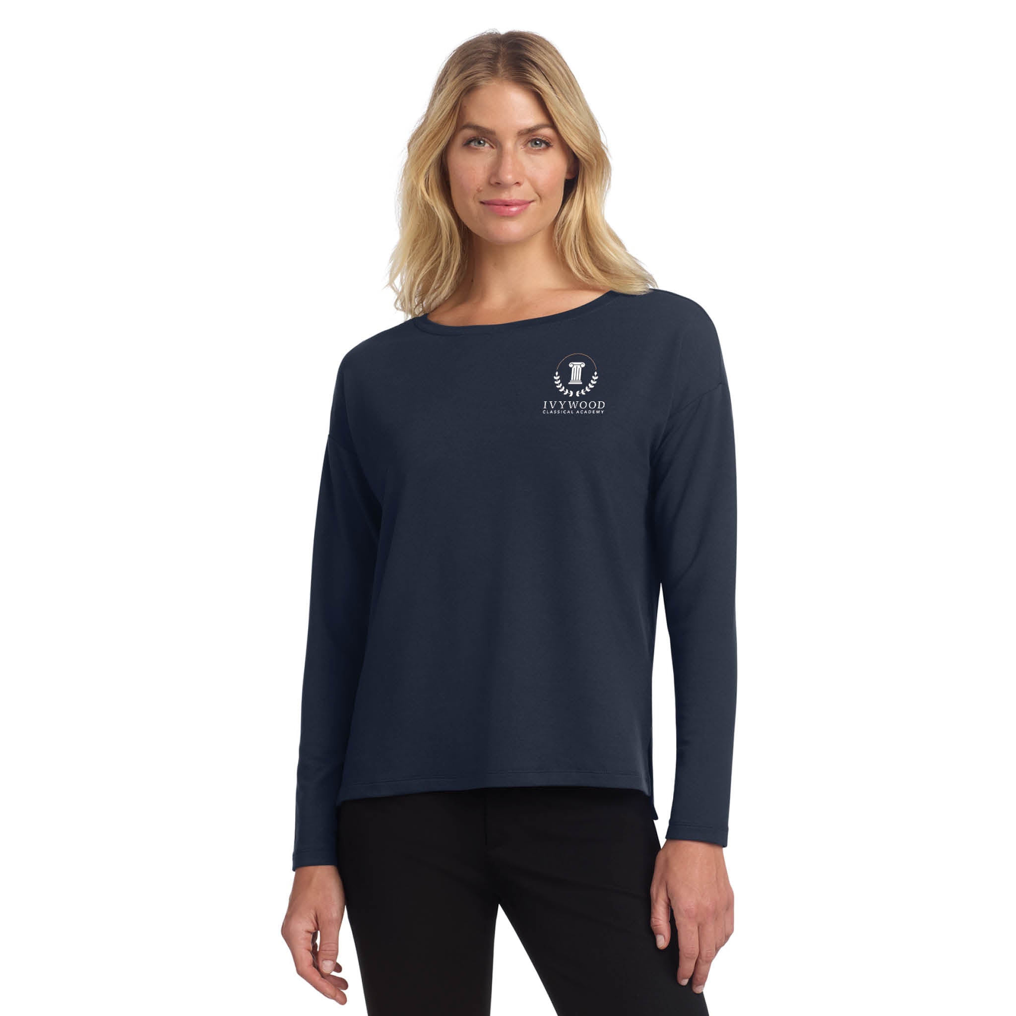 Women's Fleece Crewneck with Ivywood Crest