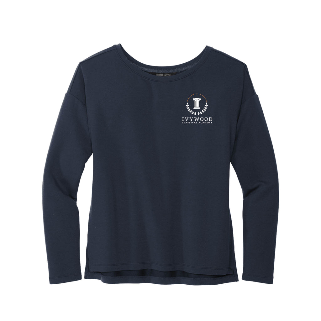 Women's Fleece Crewneck with Ivywood Crest