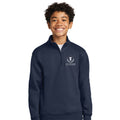Youth Quarter-Zip Fleece with Ivywood Crest