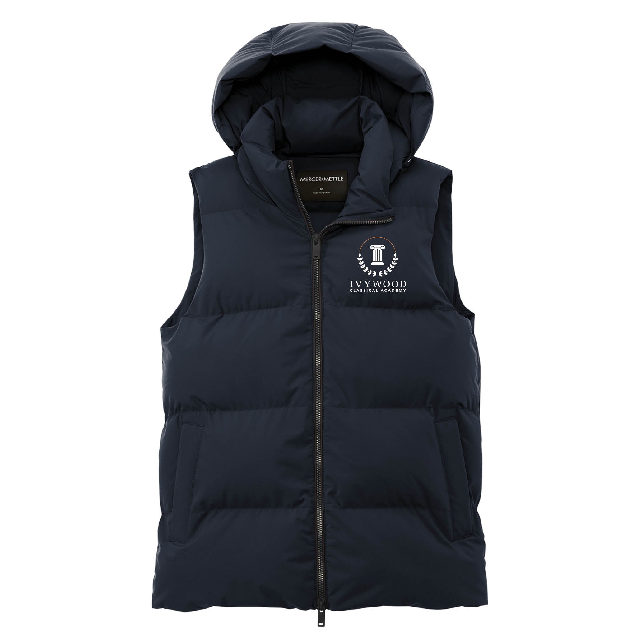Puffy Vest, Embroidered with Ivywood Crest