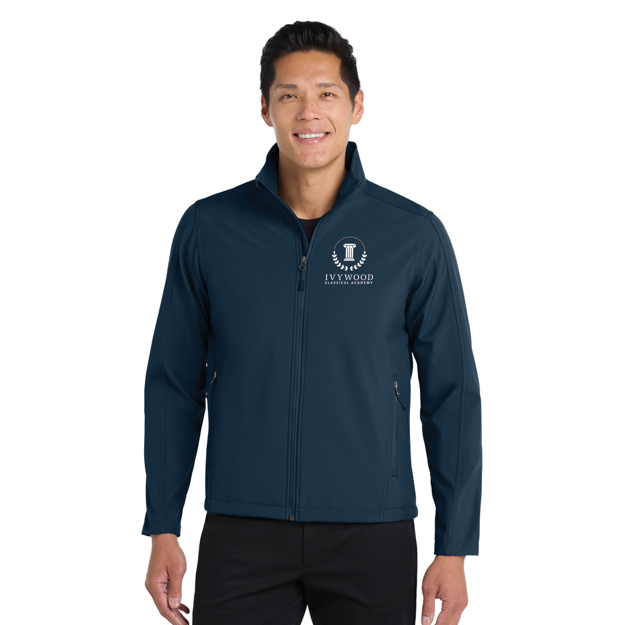 Embroidered Adult Soft-core Jacket with Ivywood Crest