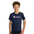 Navy Youth Tee with Eagle Logo