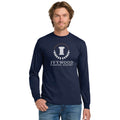 Navy Adult Long-Sleeve Tee with Ivywood Crest (Full Front)