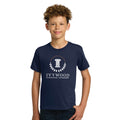 Navy Youth Tee with Ivywood Crest (Full Front)