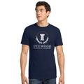 Navy Adult Tee with Ivywood Crest (Full Front)